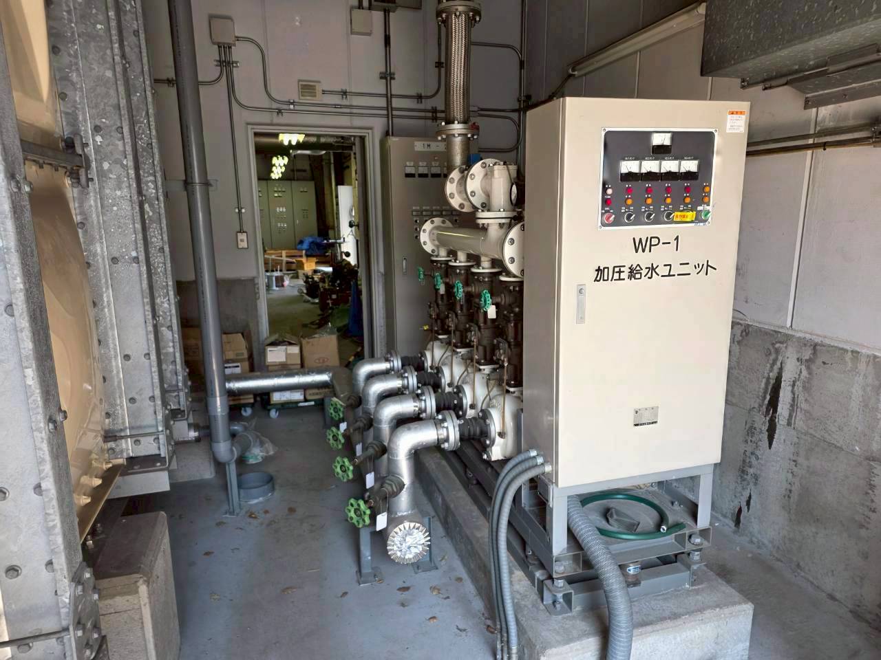 太田市新田文化会館・総合体育館コジェネ連携給水ポンプ改修工事